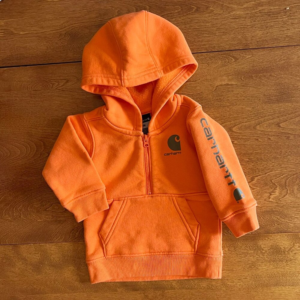 Carhartt orange hoodie 3m NWOT